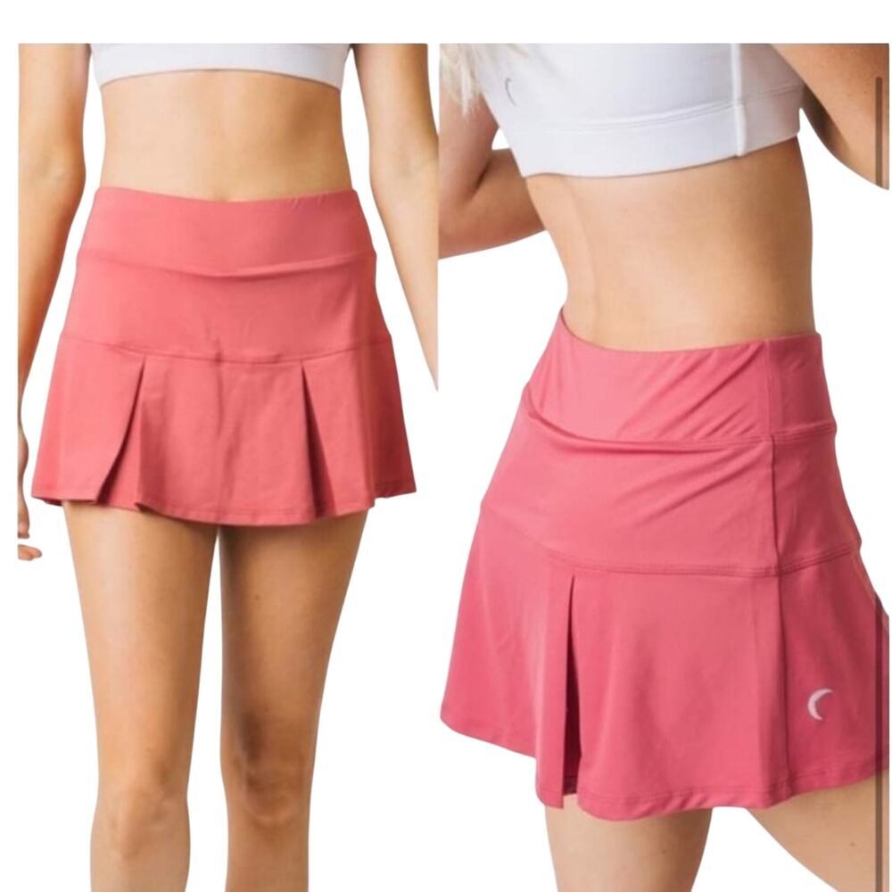 Zyia Active Pink Edge Skirt XXL | Y2K Preppy Athleisure Tenniscore Pickleball